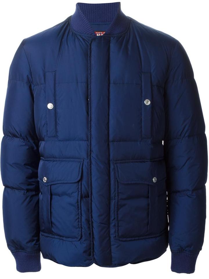 Dsquared2 Padded Coat, Men's, Size: 54, Blue, Feather Down/polyamide