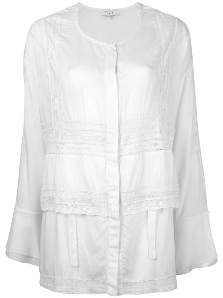 Iro Apie Blouse, Women's, Size: 42, White, Viscose
