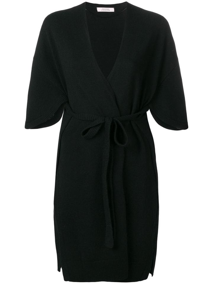 Dorothee Schumacher Wrap Knit Kimono - Black