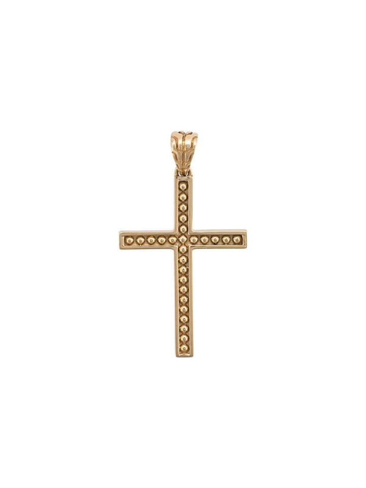 John Hardy 18kt Yellow Gold Jawan Cross Pendant
