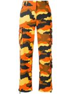 Off-white Camouflage Trousers - Yellow