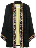 Etro Embroidered Kimono-style Jacket - Black