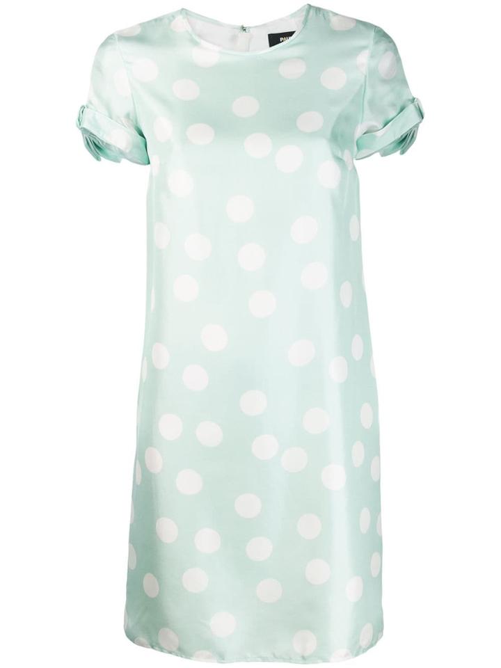 Paule Ka Polka Dot Mini Dress - Green