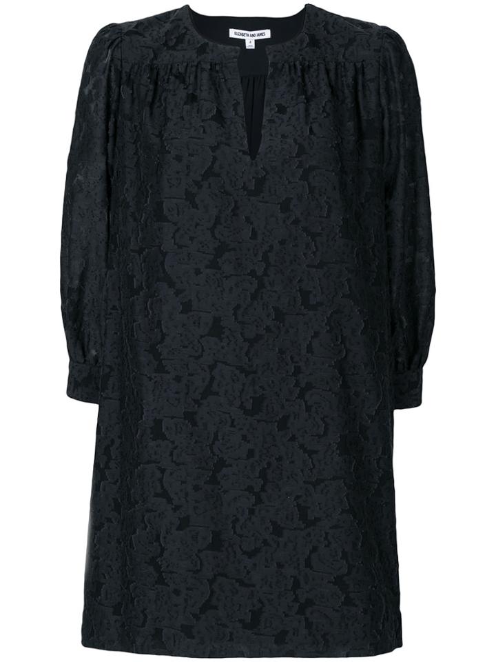 Elizabeth And James Embroidered Dress - Black