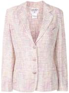 Chanel Vintage Boucle Knit Jacket - Pink & Purple