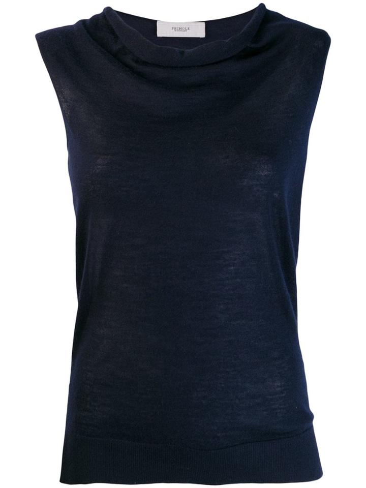 Pringle Of Scotland Light Tank Top - Blue