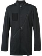 Y-3 Diagonal Zip Jacket, Men's, Size: Large, Black, Cotton