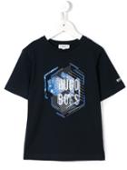 Boss Kids Logo Print T-shirt, Boy's, Size: 6 Yrs, Blue