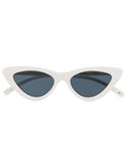 Le Specs Las Cat Eye Sunglasses - White
