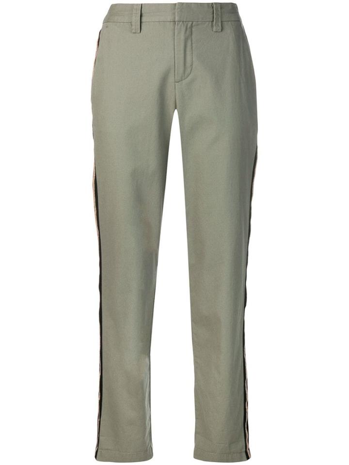 Zadig & Voltaire Pomello Side Stripe Trousers - Green