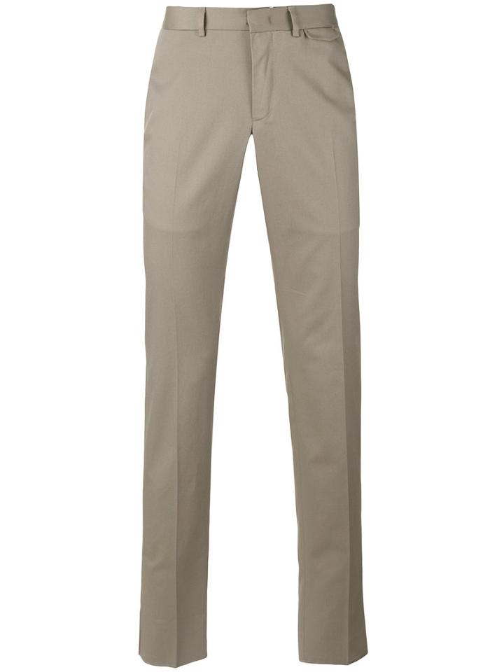 Z Zegna - Slim-fit Chinos - Men - Cotton/spandex/elastane - 50, Grey, Cotton/spandex/elastane