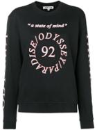 Mcq Alexander Mcqueen Logo Printed Long Sleeve T-shirt - Black