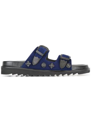 Toga Virilis Buckled Sandals - Blue
