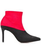 Marc Ellis Two-tone Ankle Boots - Red