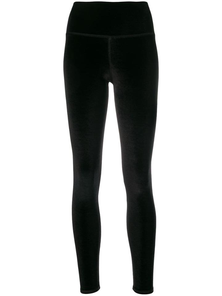 Plein Sport Logo Stamp Leggings - Black