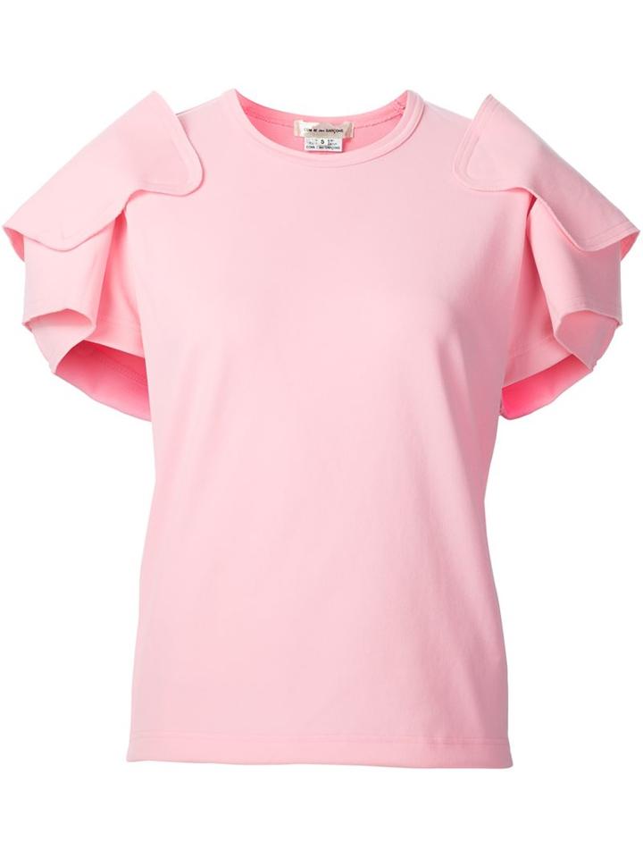 Comme Des Garçons Layered Shortsleeves Blouse
