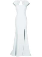 Rebecca Vallance Adriatic Open Back Gown - Blue