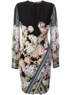 Roberto Cavalli Floral Wrap Dress