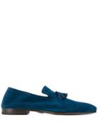 Andrea Ventura Tassel Detail Loafers - Blue