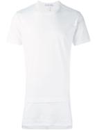 Comme Des Garçons Shirt Longline T-shirt, Men's, Size: Small, White, Cotton