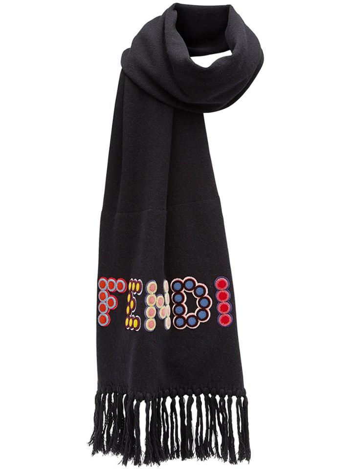 Fendi Fun Fair Scarf - Black