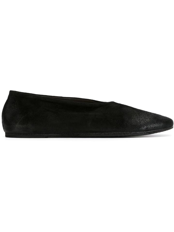 Marsèll Pointed Toe Ballerinas - Black