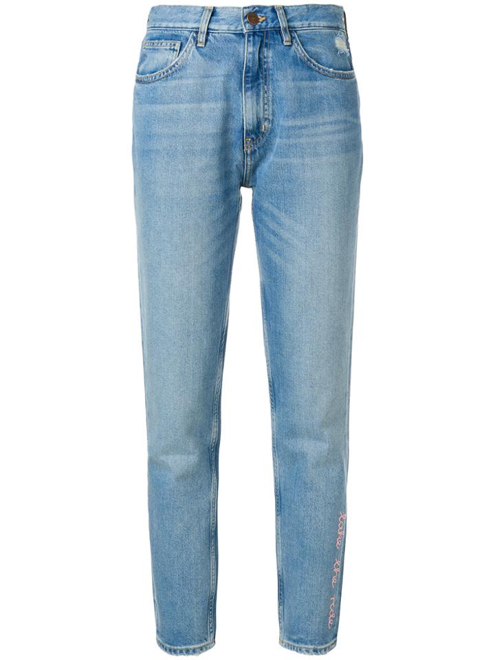 Mih Jeans Mimi Jean Customised By Chloe Hill - Blue