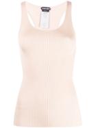 Tom Ford Ribbed Knit Vest - Neutrals