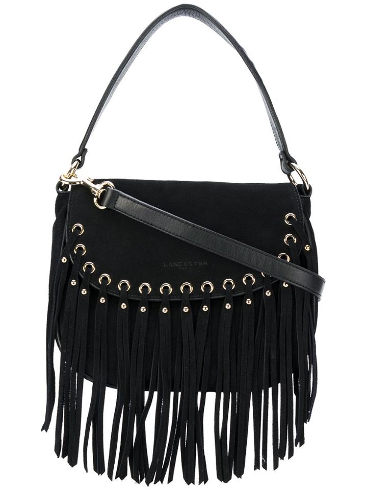 Lancaster Fringed Tote - Black