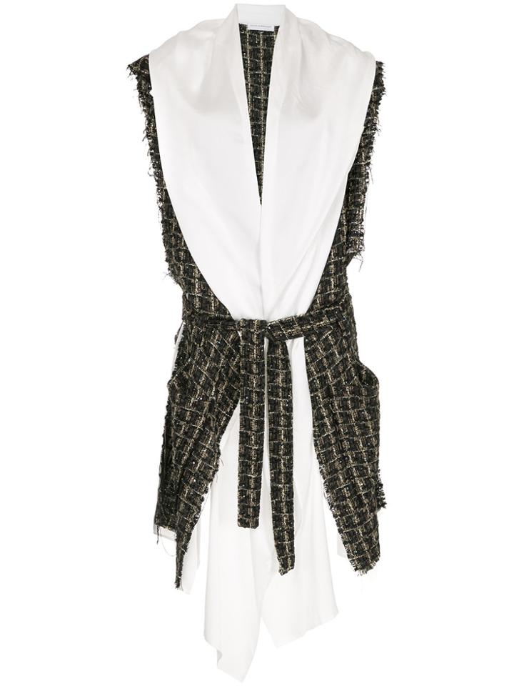 Faith Connexion Long Waistcoat - Black