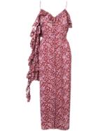 Magda Butrym Pozallo Floral Dress - Red