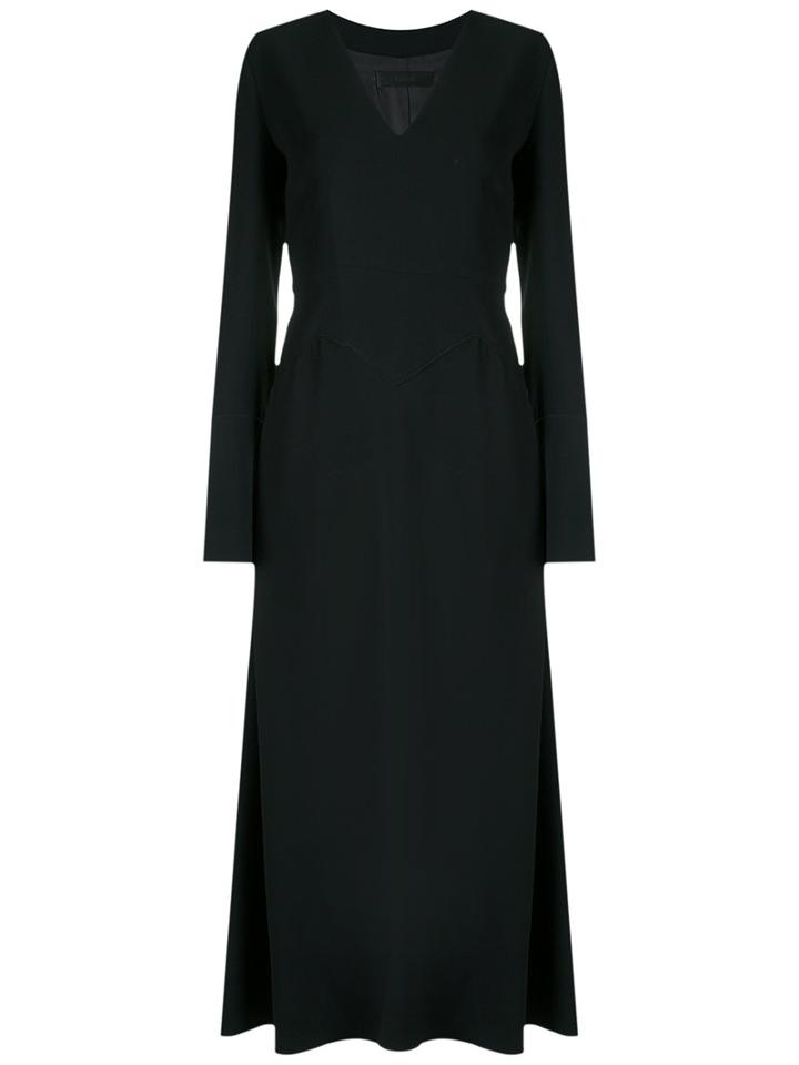 Talie Nk - Midi Dress - Women - Acetate/viscose - 42, Women's, Black, Acetate/viscose