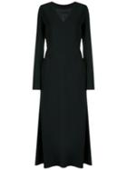 Talie Nk - Midi Dress - Women - Acetate/viscose - 42, Women's, Black, Acetate/viscose