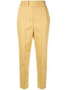 Frei Ea High-waist Cropped Trousers - Neutrals