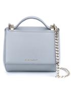 Givenchy Mini 'pandora Box' Shoulder Bag, Women's, Grey, Calf Leather/metal (other)