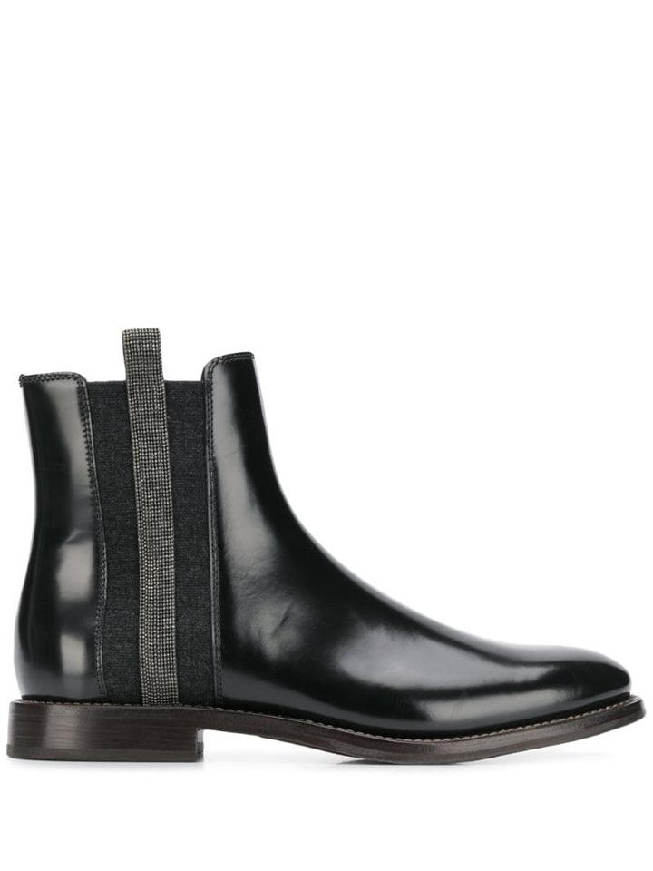 Brunello Cucinelli Pull-on Ankle Boots - Black