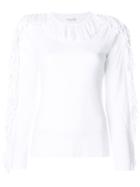 Sonia Rykiel Fringe Detail T-shirt - White