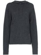 Onia Jamie Cactus Knit Hooded Jumper - Grey