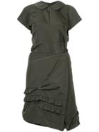 Comme Des Garçons Vintage Striped Twisted Dress - Black
