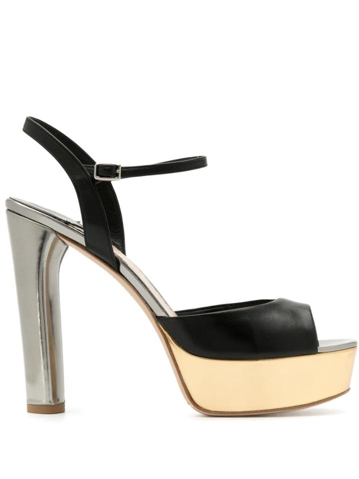 The Seller Platform Heeled Sandals - Black