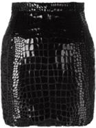 Saint Laurent Scale Effect 80's Mini Skirt