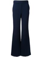 Theory Wide Leg Trousers - Blue