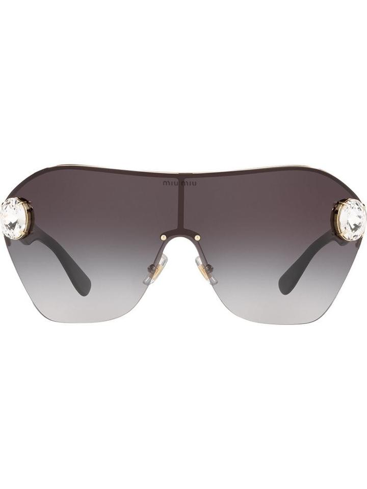 Miu Miu Eyewear Enchant Sunglasses - Grey