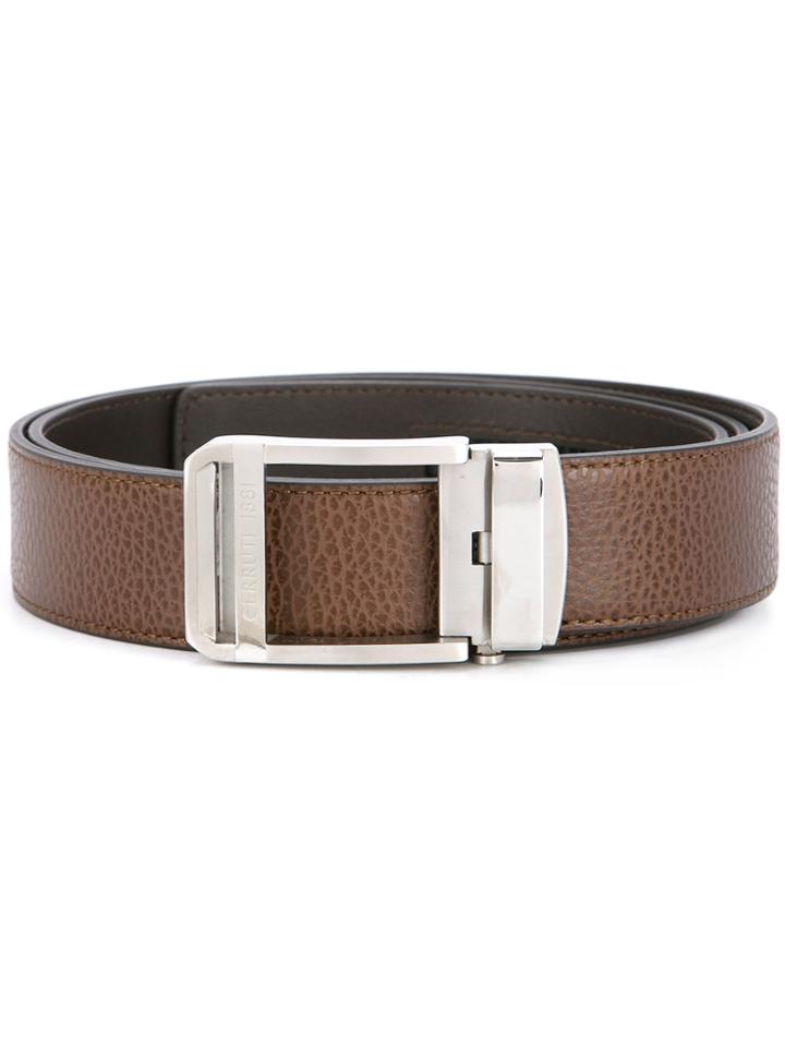 Cerruti 1881 Slide Buckle Belt - Brown
