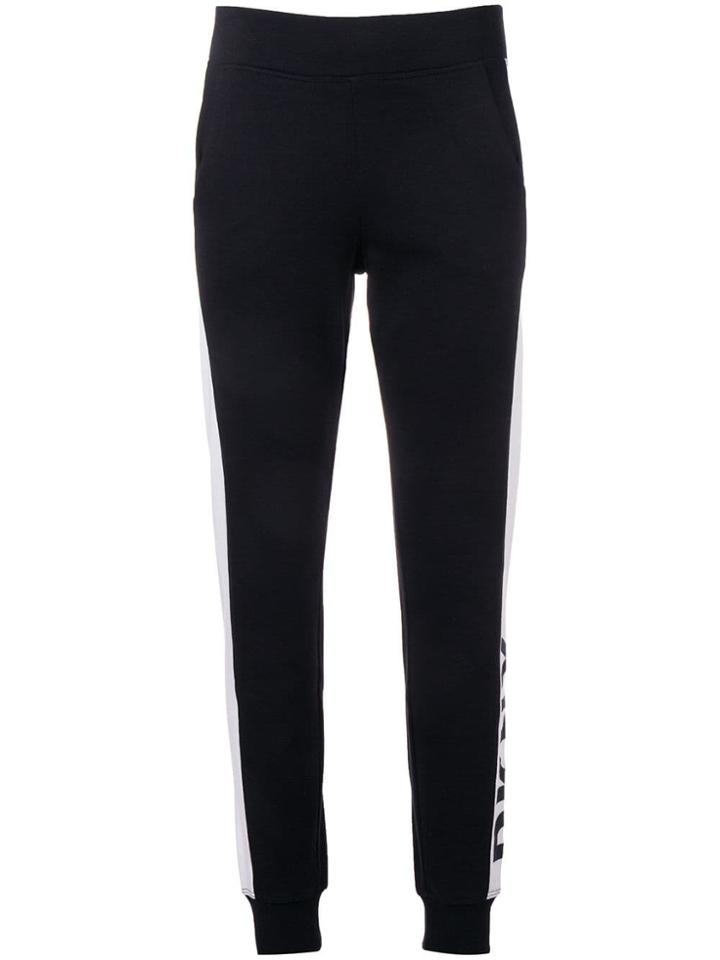 Dkny Colourblock Logo Joggers - Black