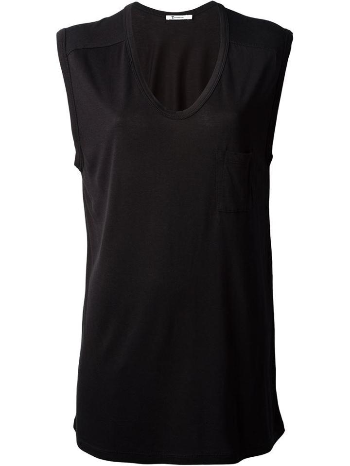 T By Alexander Wang Pocket Detail Muscle T-shirt