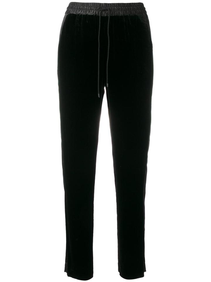 Elizabeth And James Side Stripe Casual Trousers - Black