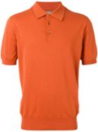 Cruciani Classic Polo Shirt, Men's, Size: 50, Yellow/orange, Cotton