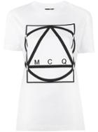 Mcq Alexander Mcqueen Multi Geo Print T-shirt, Women's, Size: Xs, White, Cotton