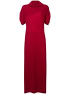 Unravel Project Cashmere Knitted Long Dress - Red